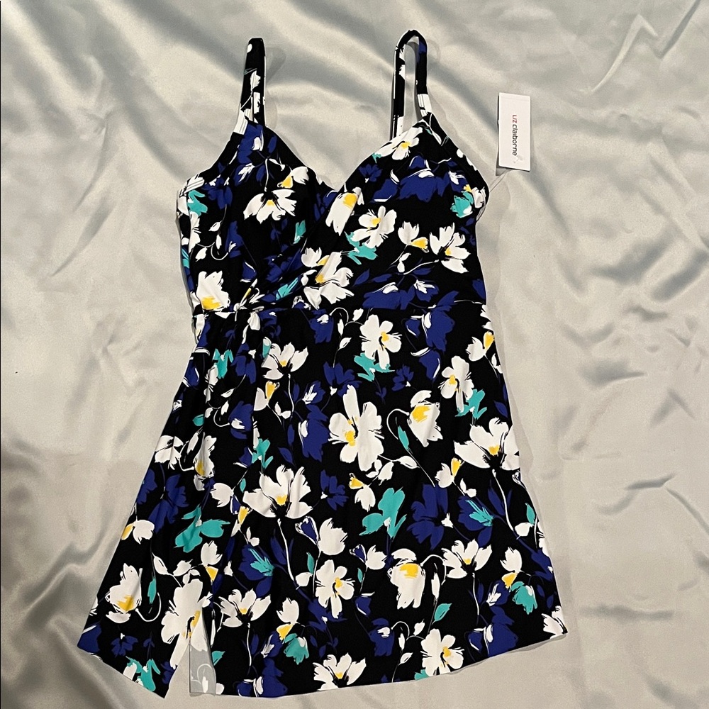 Liz Claiborne Garden Bloom Bathing Suit